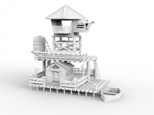 lonley house Modello 3D