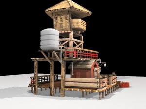 lonley house Modello 3D