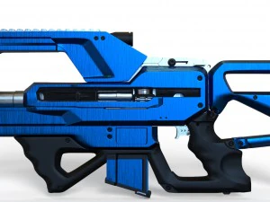 Assault rifle 3D Model