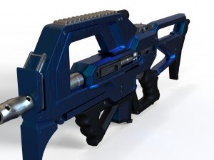 Assault rifle Modelo 3D