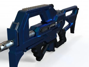 Assault rifle 3D Model
