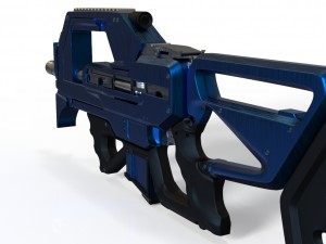 Assault rifle Modelo 3D