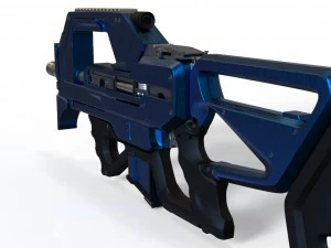 Assault rifle 3D Model