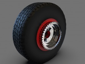 tire 1917 3D 模型