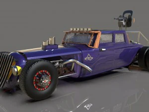 old survival vehicle 3D Model