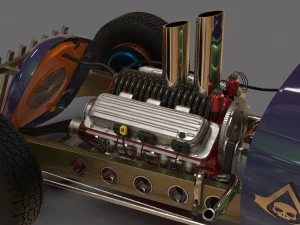 old survival vehicle 3D Model