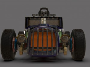 old survival vehicle Model 3D