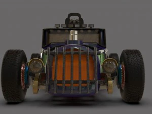 old survival vehicle 3D Model