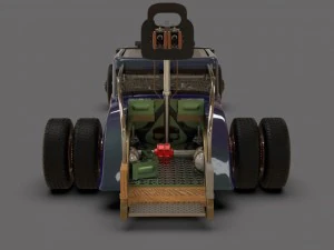 old survival vehicle 3D Model