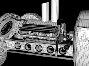 old survival vehicle 3D Model