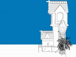hilltop house Modelo 3D