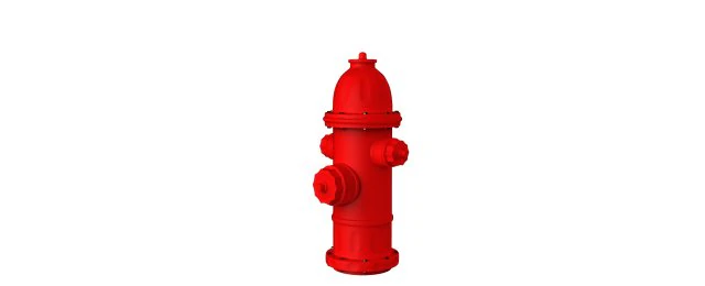 fire hydrant 3D Model .c4d .max .obj .3ds .fbx .stl .blend 