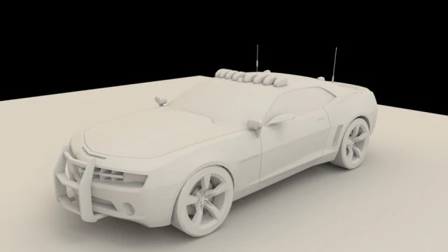 camaro 3D Model .c4d .max .obj .3ds .fbx .stl .blend 