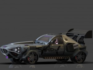 Shark car 3D Модель