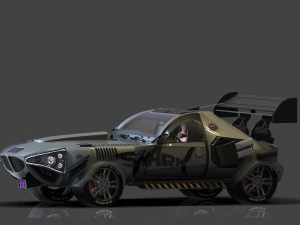 Shark car 3D Model