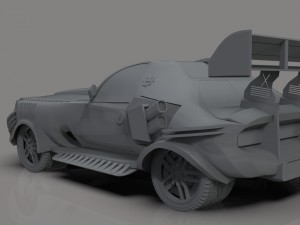 Shark car Modelo 3D