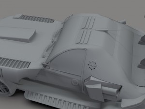Shark car Modelo 3D