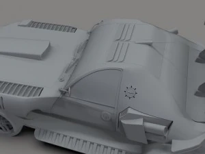 Shark car 3D Model