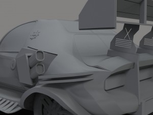Shark car Modelo 3D