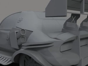 Shark car 3D Model