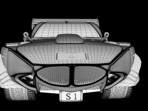 Shark car Modelo 3D
