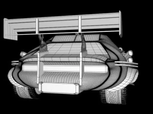 Shark car 3D Model