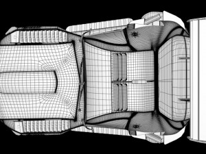 Shark car Modelo 3D