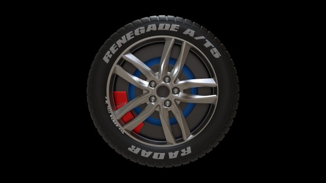 Tire 3D Model .c4d .max .obj .3ds .fbx .stl .blend 