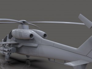 helicopter 3D 模型