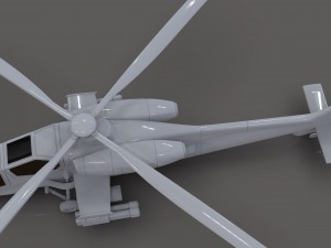 helicopter 3D 模型