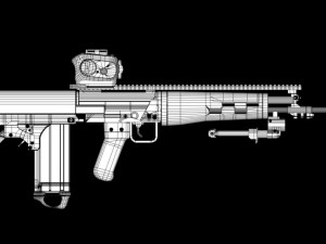 Van den bergh rifle 3D Модель