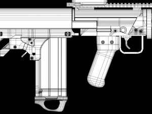 Van den bergh rifle 3D Модель