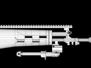 Van den bergh rifle 3D Модель