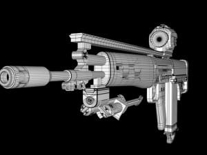 Van den bergh rifle 3D Модель