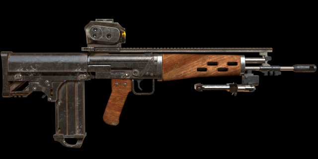 Van den bergh rifle 3D Модель .c4d .max .obj .3ds .fbx .stl .blend 