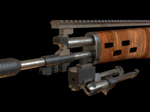 Van den bergh rifle 3D Модель