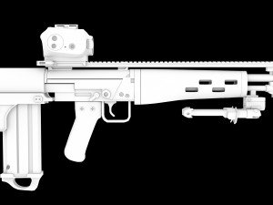 Van den bergh rifle 3D Модель