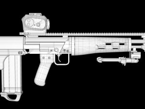 Van den bergh rifle 3D Модель