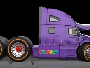 Caravan face 3D Model