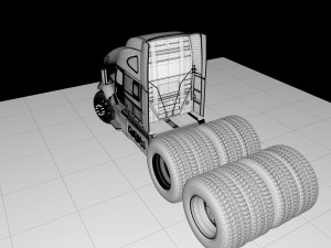 Caravan face Model 3D