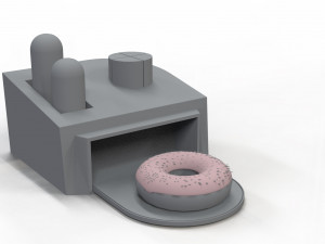 donuts machine 3D Model