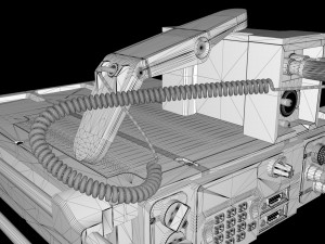 Military radio 3D Model