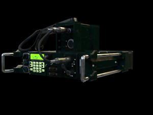 Military radio 3D Model