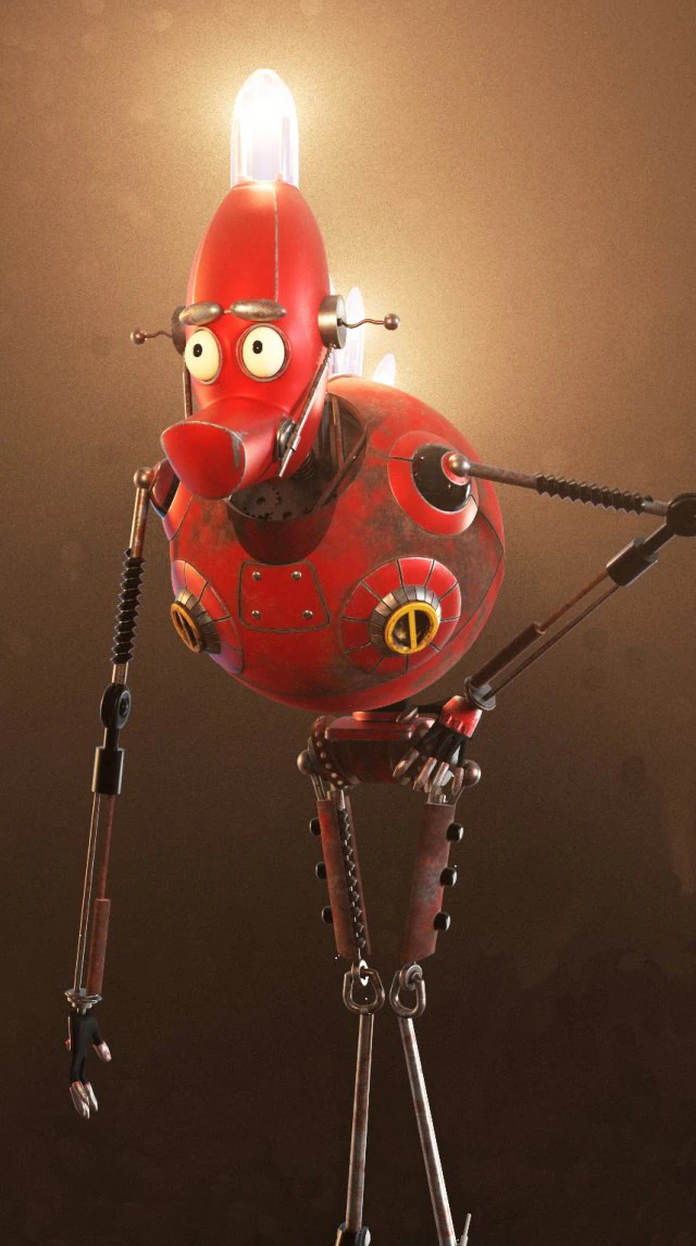 lightrobt 3D Model .c4d .max .obj .3ds .fbx .stl .blend 