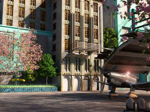 old buildings 3D Model