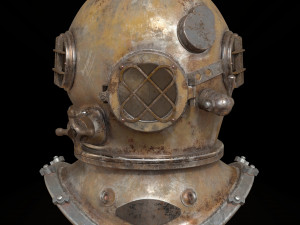 Deep sea helmet 3D 모델