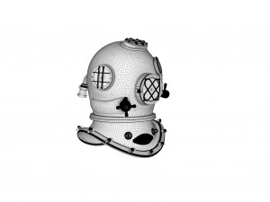 Deep sea helmet 3D Model
