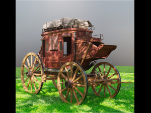 Fargo wagon cart 3D Model