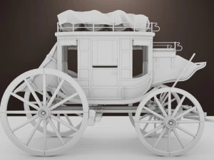 Fargo wagon cart 3D Model