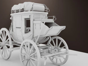Fargo wagon cart 3D Model